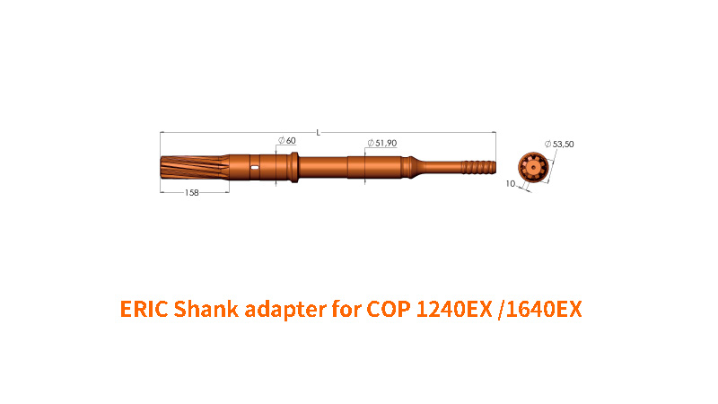 COP 1840EX鑿巖機釬尾